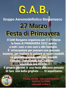 Read more about the article Festa di Primavera 27/03/2022